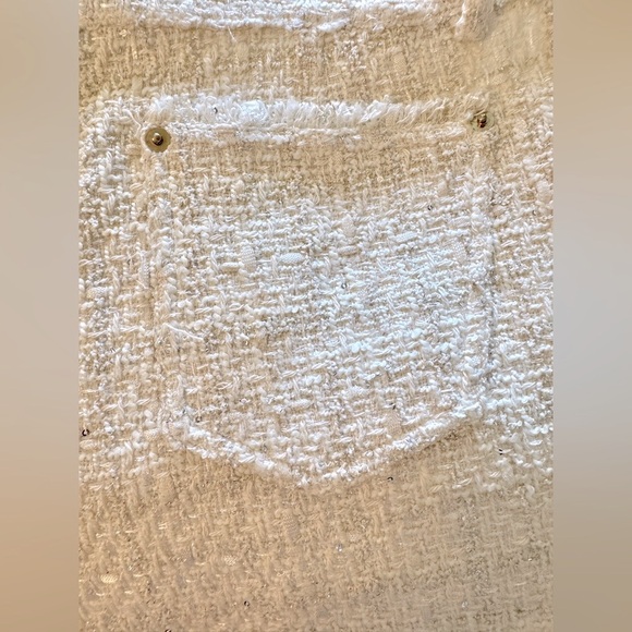 Generation Love Devyn Tweed Shorts CREAM SZ 12 - Picture 4 of 11